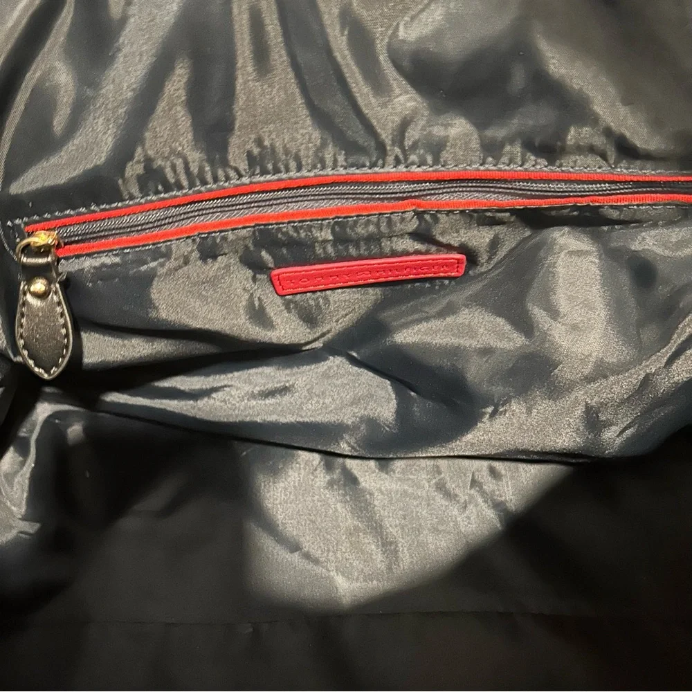 Tommy Hilfiger Jacquard Black Weekender or Diaper Bag